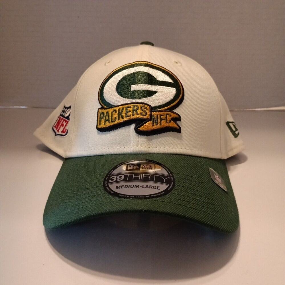 Green Bay Packers New Era 39Thirty Hat Cap Men's Size Medium/Large